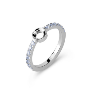 Melano Viv zilverkleurig Aquamarine