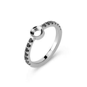 Melano Viv zilverkleurig Black