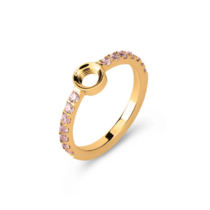 Melano Viv geel goud Rhodolite
